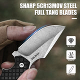Omesio  M-ZS21 EDC Knife mit Kydex-Scheide