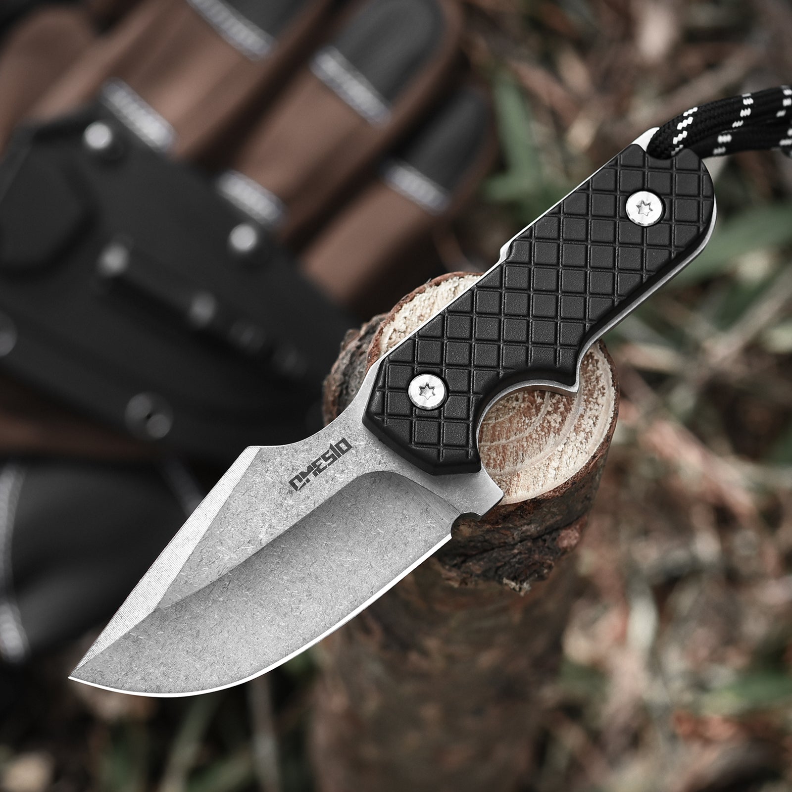 Omesio  M-ZS21 EDC Knife mit Kydex-Scheide