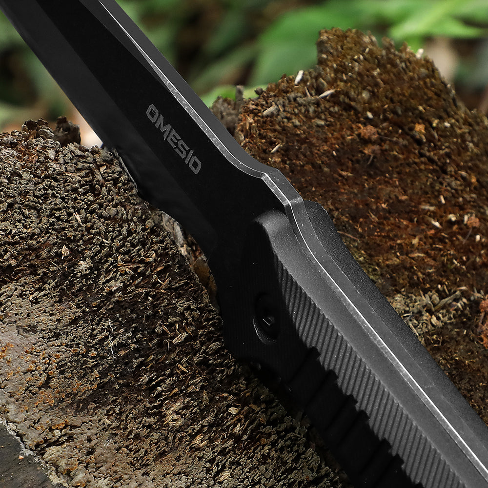 Omesio Tactical Tanto Knife | G10 Handle & Kydex Sheath
