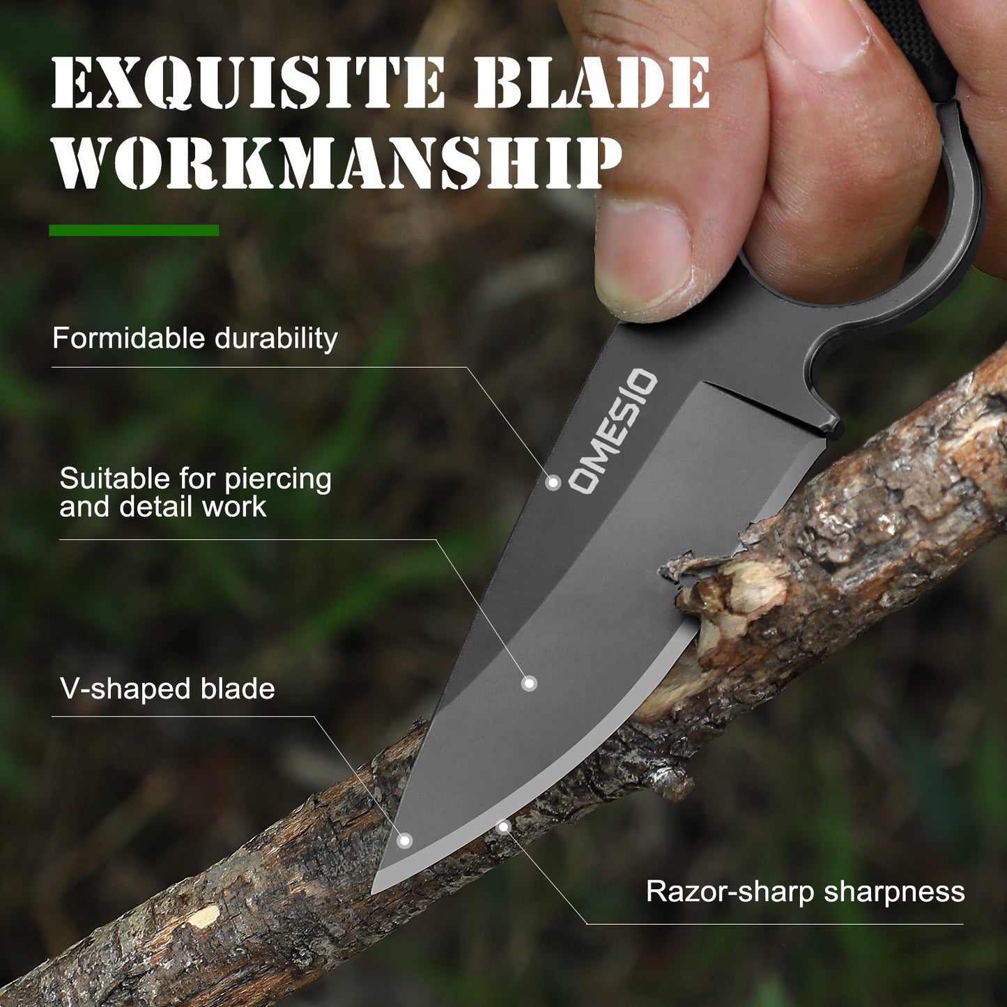 Omesio "Talon" Standard | Compact Tactical Neck Knife