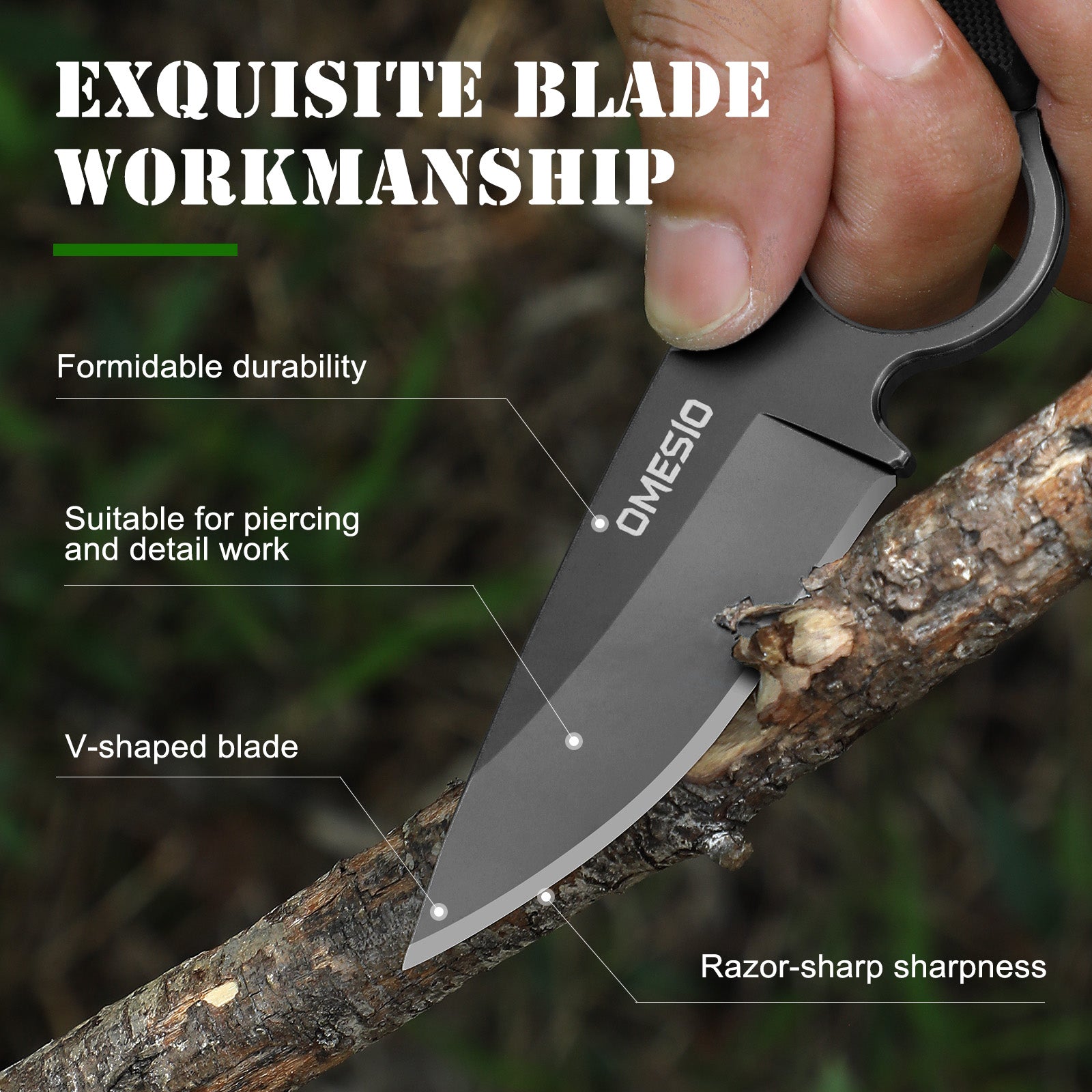 Omesio "Talon" Standard | Compact Tactical Neck Knife