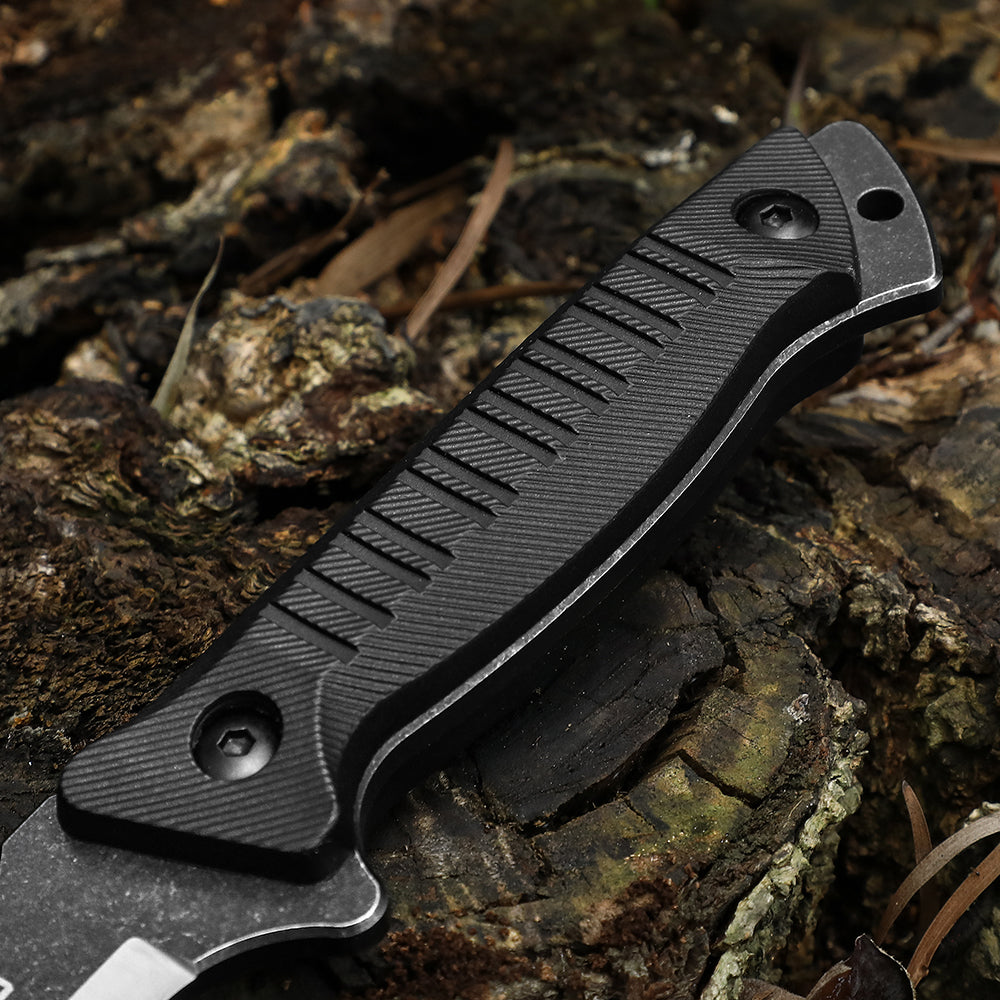 Omesio Tactical Tanto Knife | G10 Handle & Kydex Sheath