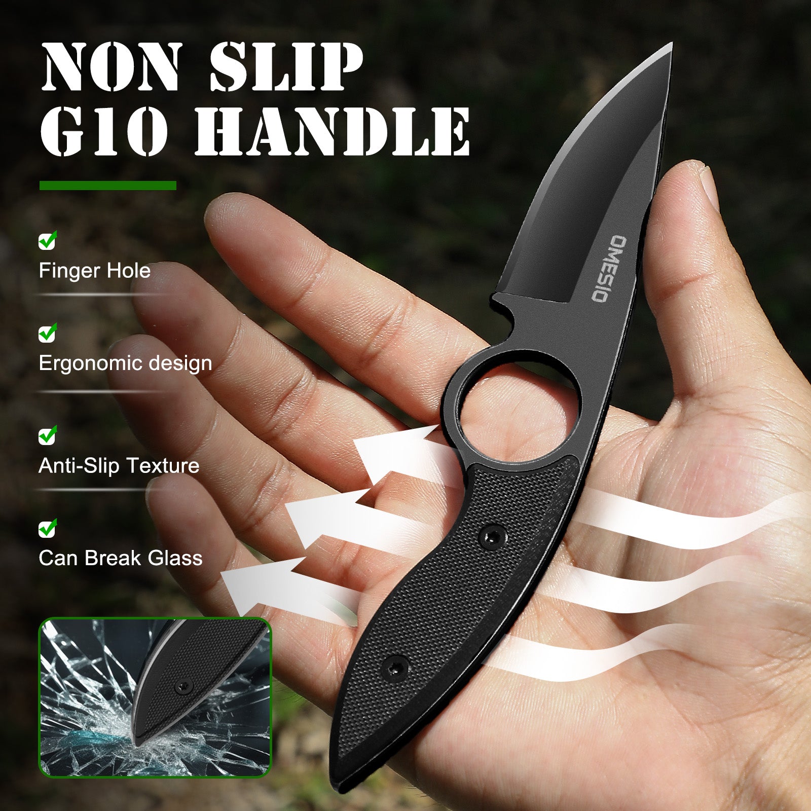 Omesio "Talon" Standard | Compact Tactical Neck Knife