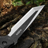 Omesio Tactical Tanto Knife | G10 Handle & Kydex Sheath