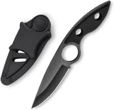 Coltello a lama fissa Omesio Compact D2 con fodero in Kydex