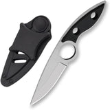 Coltello a lama fissa Omesio Compact D2 con fodero in Kydex