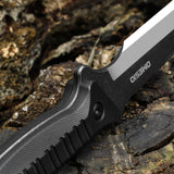 Omesio Tactical Tanto Knife | G10 Handle & Kydex Sheath