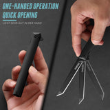 Omesio EDC Slim Tanto Knife | Liner Lock & Flipper Open
