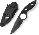 Coltello a lama fissa Omesio Compact D2 con fodero in Kydex