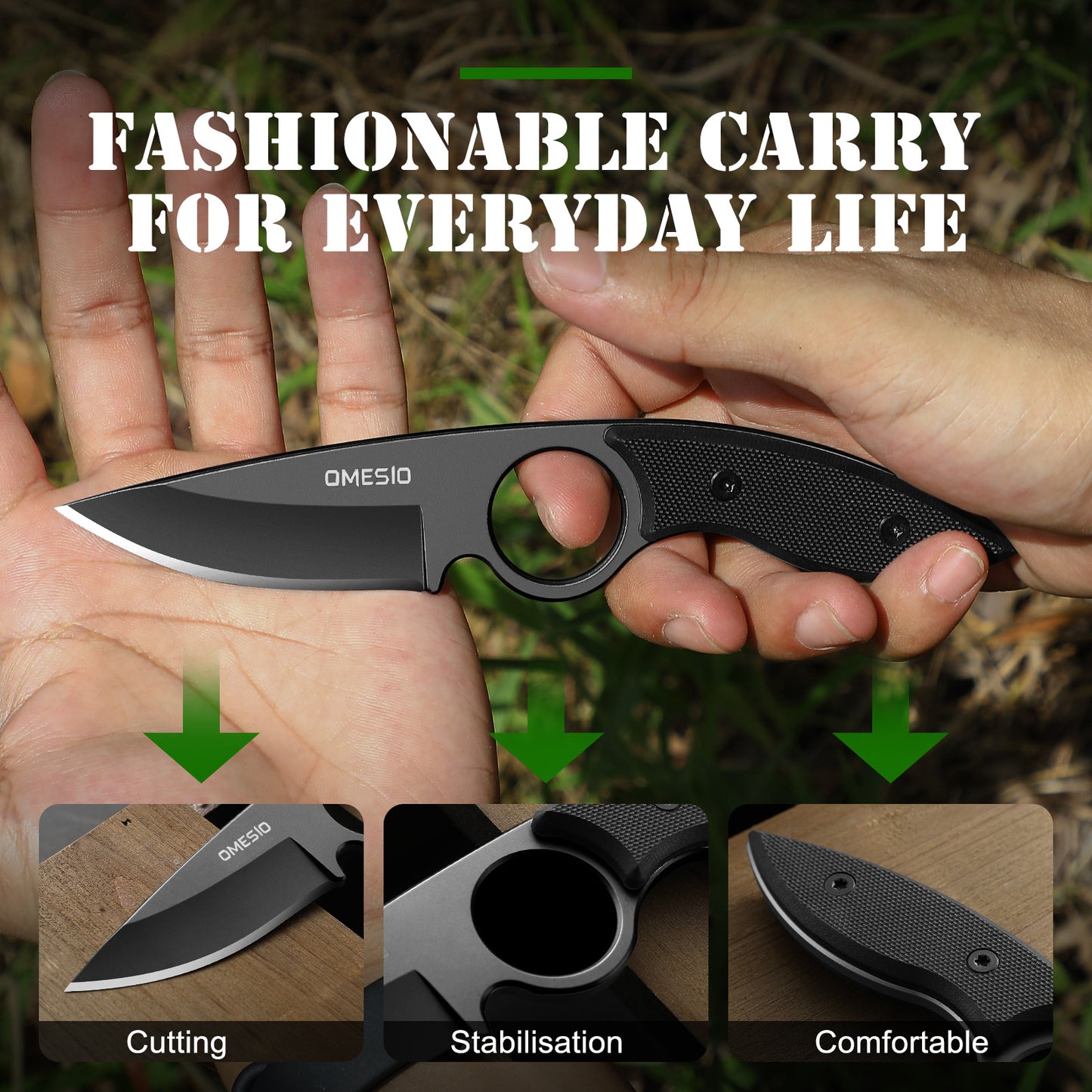 Omesio "Talon" Standard | Compact Tactical Neck Knife