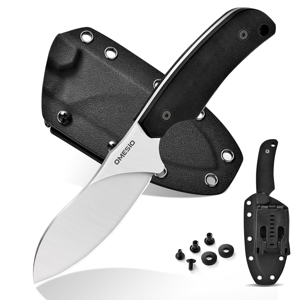 Coltello da caccia Omesio L- LJR Nessmuk con fodero in Kydex