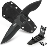 Omesio L-SY Hunting Knife 8.46" Full Tang EDC Horizontal Carry for Men