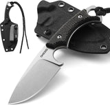 Omesio M-LL ixed Blade Knife 3.54" Blade D2 Steel Tactical Knife