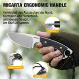 Omesio M-LL ixed Blade Knife 3.54" Blade D2 Steel Tactical Knife