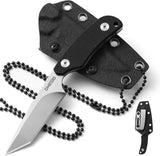 Omesio Tactical D2 Fixed Blade EDC Neck Knife