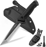Coltello da sopravvivenza Omesio Tanto con fodero in Kydex,