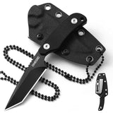 Omesio Tactical D2 Fixed Blade EDC Neck Knife
