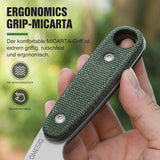 Omesio M-MK Outdoor Knife with 14C28N Steel Blade