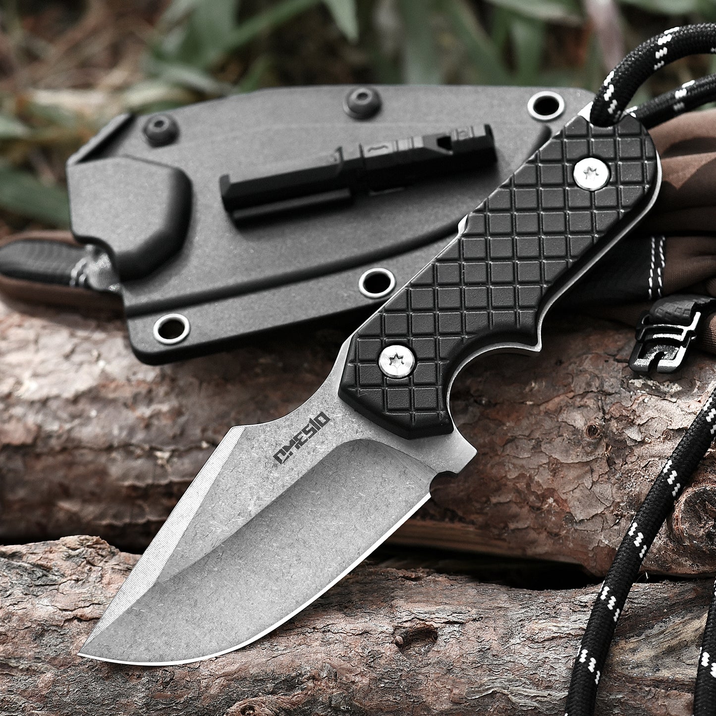 Omesio  M-ZS21 EDC Knife mit Kydex-Scheide