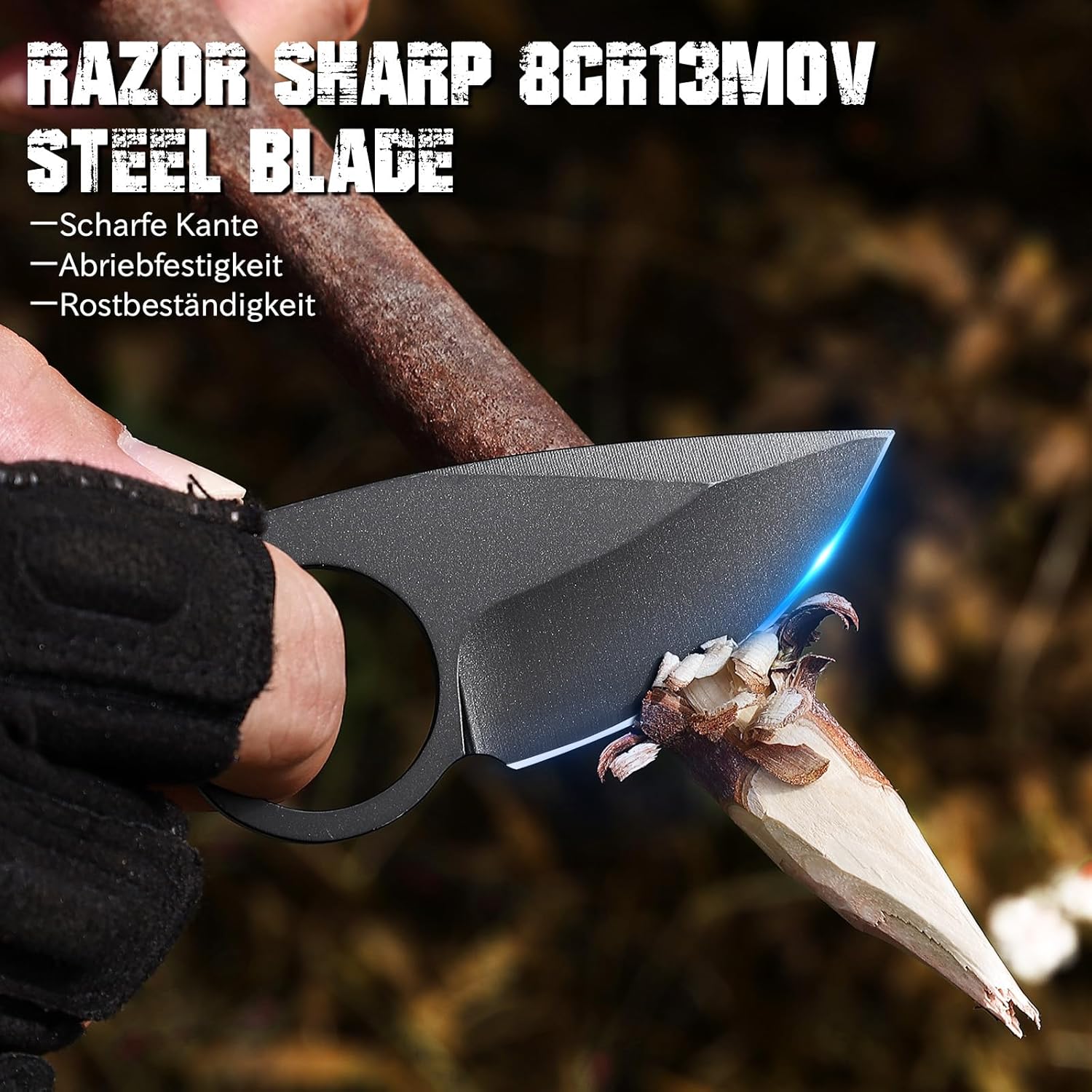 Omesio Small Fixed Blade Neck Knife