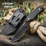 Omesio Tanto Tactical Survival Knife with Sheath
