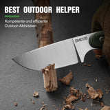 Omesio M-MK Outdoor Knife with 14C28N Steel Blade