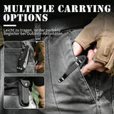 Omesio S-LB  EDC Folding Pocket Button Lock Knife