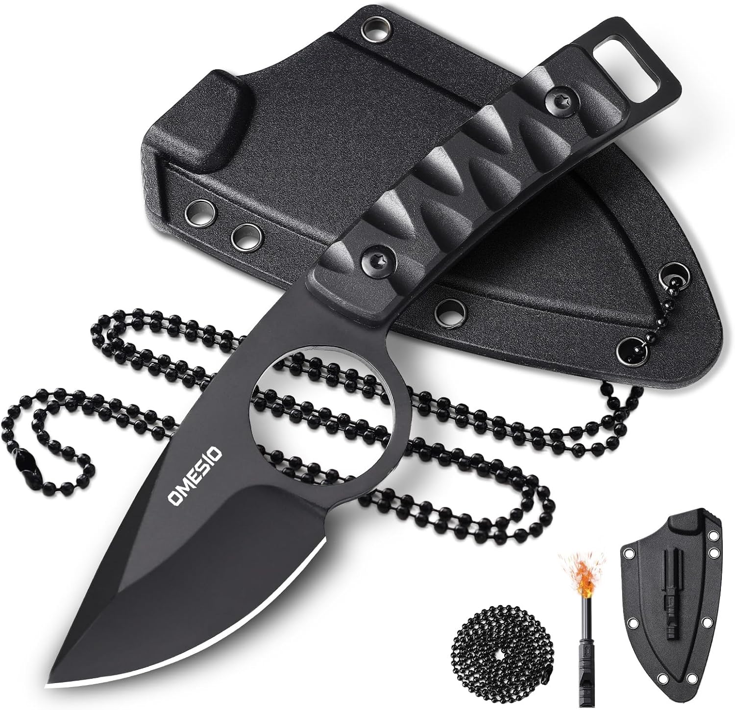 Omesio Small Fixed Blade Neck Knife