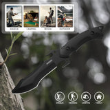 Omesio   L-MS11 with Fixed Blade Knife Sheath Hunting knife 5CR14MOV Steel