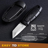 Omesio S-MY21 Tanto Knife, Outdoor Neck Knife