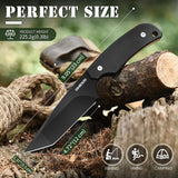 Omesio Tanto Tactical Survival Knife with Sheath