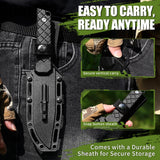Omesio M-PJ21 Survival Knife with Kydex Sheath