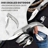 Omesio Mini Folding Knife, 8.5 cm Small Two-Handed Pocket Knife