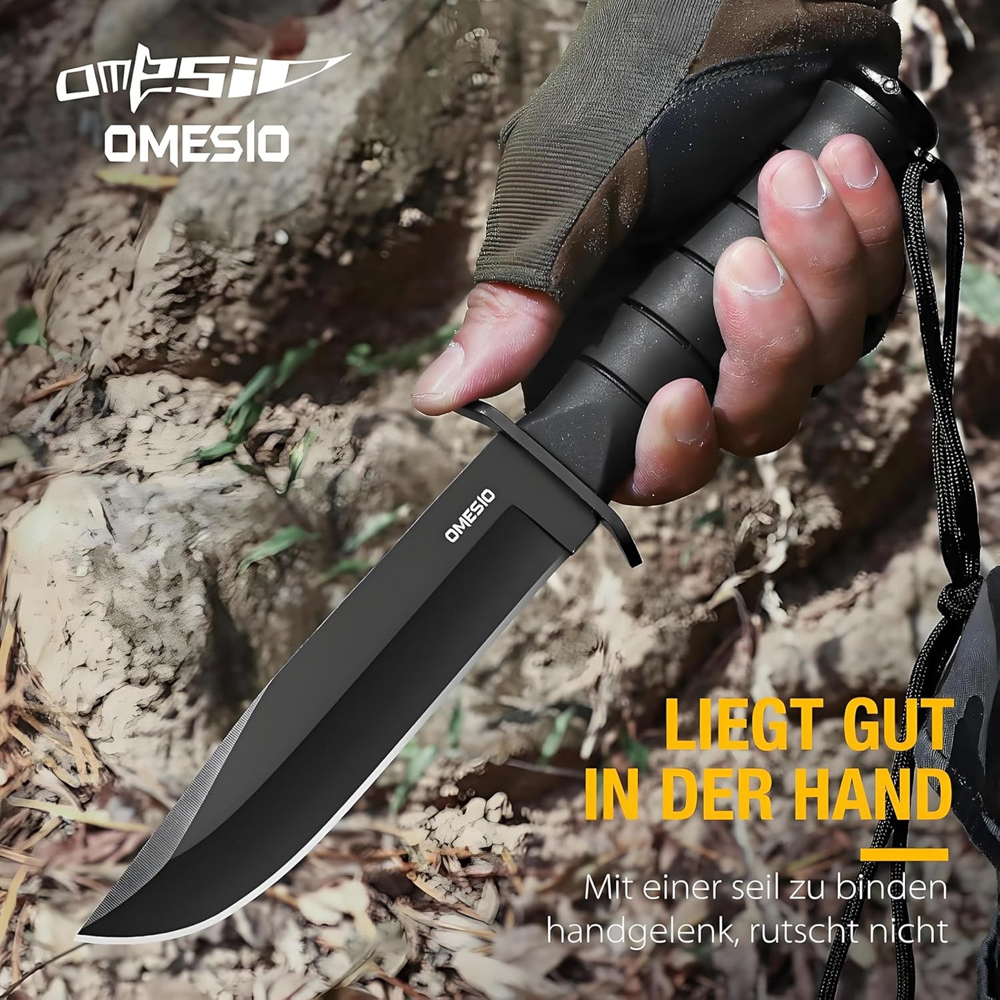 Omesio  L-JC11 Survival knife with Sheath