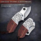 Omesio Mini Wooden Keychain Knife