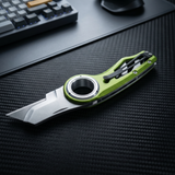 Omesio Mechanical Multi Angle Folding Knife Pocket Utility Tool