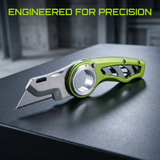 Omesio Mechanical Multi Angle Folding Knife Pocket Utility Tool