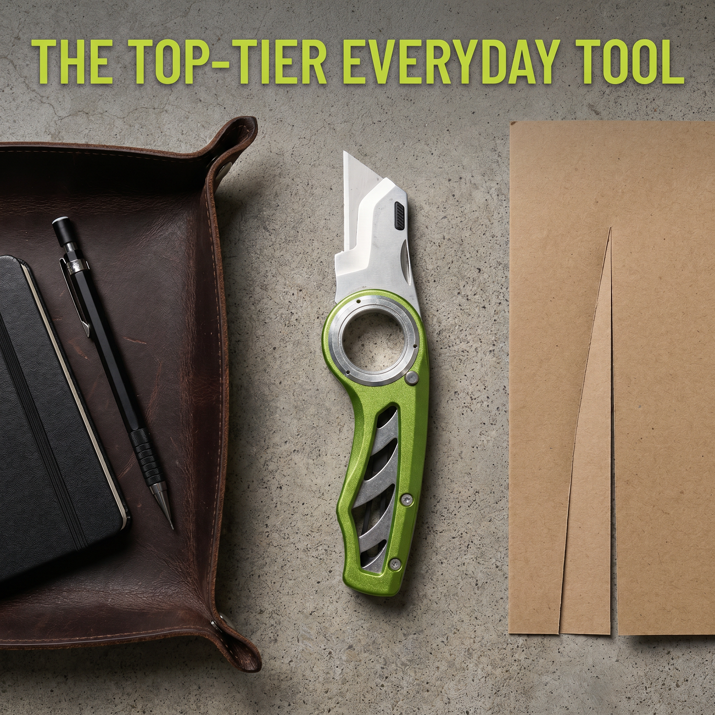 Omesio Mechanical Multi Angle Folding Knife Pocket Utility Tool