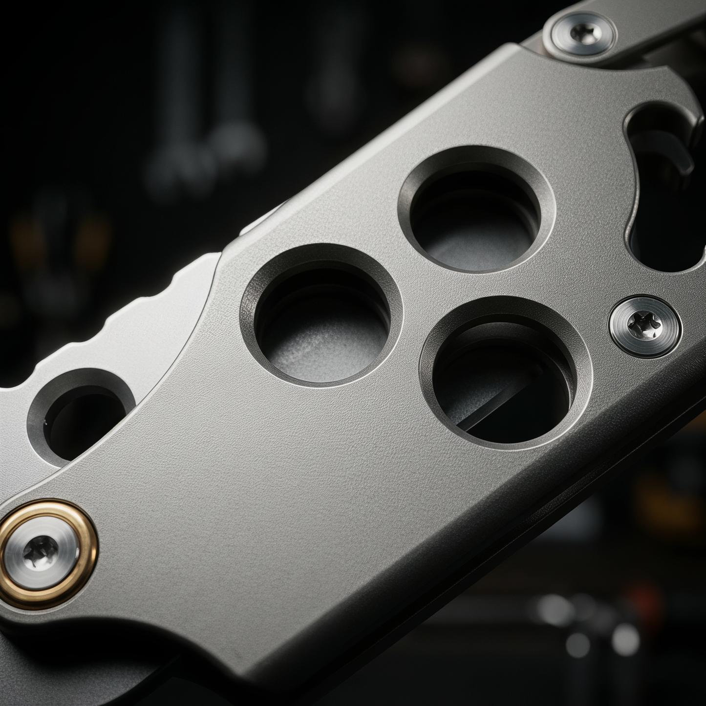 Omesio Retractable Folding Pocket Knife with Keychain Bottle Opener