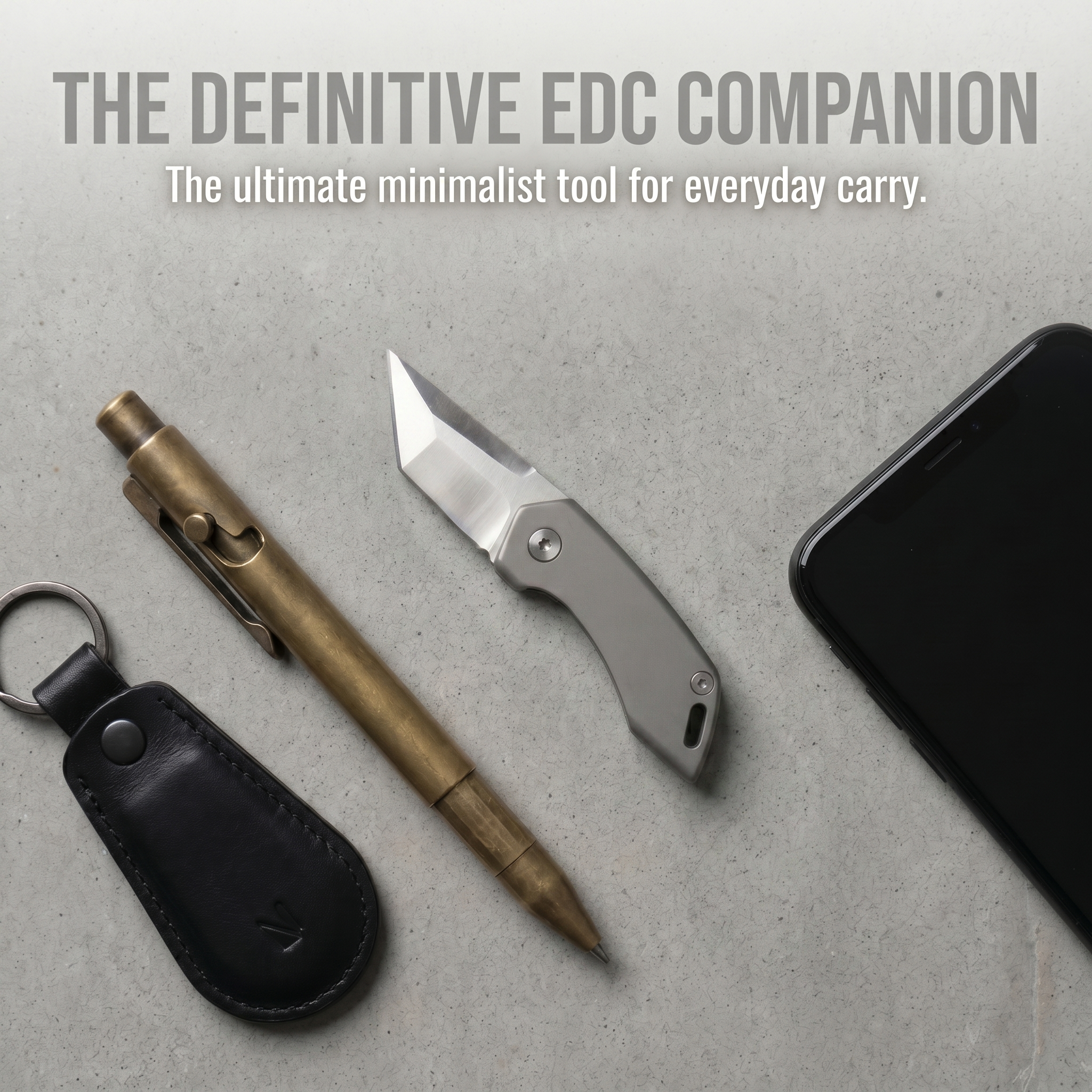 Omesio Titanium D2 Steel EDC Pocket Knife Bottle Opener 4.21"